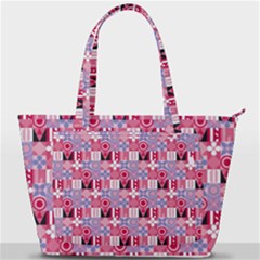 Scandinavian Abstract Pattern Back Pocket Shoulder Bag  by Maspions