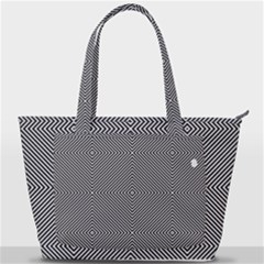 Abstract Diagonal Stripe Pattern Seamless Back Pocket Shoulder Bag  by Maspions