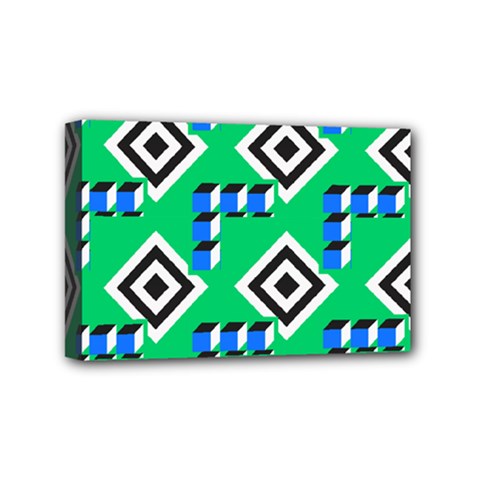 Beauitiful Geometry Mini Canvas 6  X 4  (stretched) by Sparkle