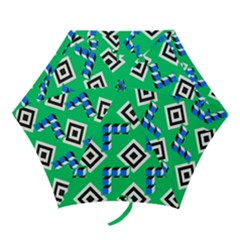 Beauitiful Geometry Mini Folding Umbrellas by Sparkle