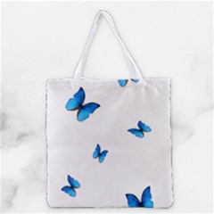 Butterfly-blue-phengaris Grocery Tote Bag by saad11