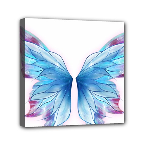 Butterfly-drawing-art-fairytale  Mini Canvas 6  X 6  (stretched) by saad11