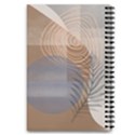 Boho Background Leaves Botanical Retro Vintage Art 5.5  x 8.5  Notebook View2