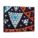 Fractal Triangle Geometric Abstract Pattern Canvas 10  x 8  (Stretched) View1