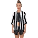 Stripes Geometric Pattern Digital Art Art Abstract Abstract Art Open Front Chiffon Kimono View1