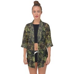 Camouflage Military Open Front Chiffon Kimono by Ndabl3x