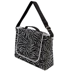 Monochrome Mirage Box Up Messenger Bag by dflcprintsclothing