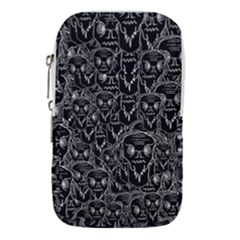 Old Man Monster Motif Black And White Creepy Pattern Waist Pouch (small) by dflcprintsclothing