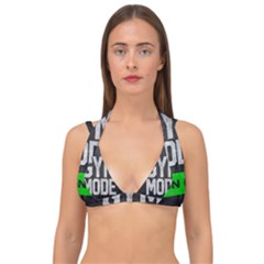 Gym Mode Double Strap Halter Bikini Top by Store67