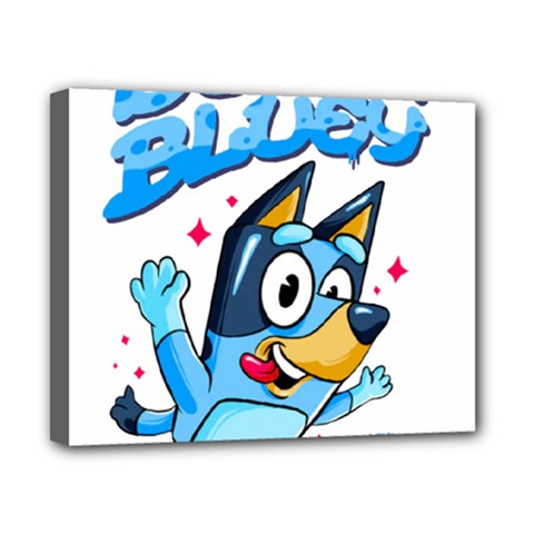Super Bluey Canvas 10  X 8  (stretched) by avitendut