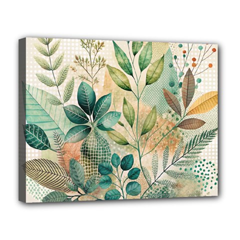 Flowers Spring Canvas 14  X 11  (stretched) by Maspions