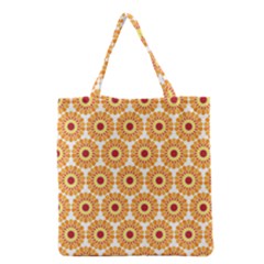Pattern Shape Design Art Drawing Grocery Tote Bag by Maspions