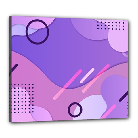 Colorful Labstract Wallpaper Theme Canvas 24  X 20  (stretched) by Apen