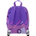 Colorful Labstract Wallpaper Theme Zip Up Backpack View3