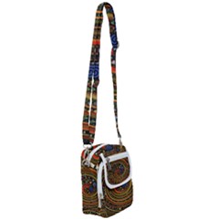 Swirl Vortex Emoji Cyclone Motion Art Shoulder Strap Belt Bag by Paksenen