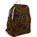 Swirl Vortex Emoji Cyclone Motion Art Top Flap Backpack View2