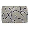 Sketchy abstract artistic print design Burner Gym Duffle Bag View3