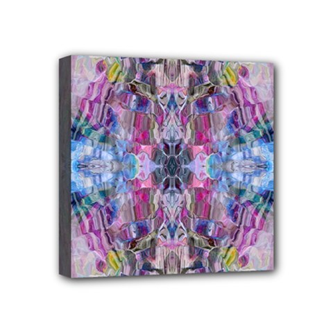 Abstract Kaleidoscope Mini Canvas 4  X 4  (stretched) by kaleidomarblingart