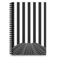 Stripes Geometric Pattern Digital Art Art Abstract Abstract Art 5 5  X 8 5  Notebook by Proyonanggan