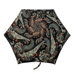 Paisley Print Musical Notes7 Mini Folding Umbrellas by RiverRootz