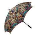 Paisley Print Musical Notes Golf Umbrellas View2