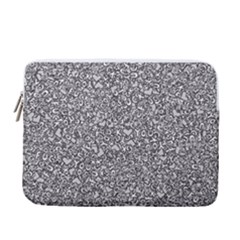 Fuck You Phrase Sketchy Drawing Motif Random Pattern Black Backgrond 13  Vertical Laptop Sleeve Case With Pocket by dflcprintsclothing