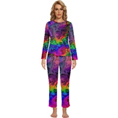 Pride Marble Womens  Long Sleeve Lightweight Pajamas Set by MRNStudios