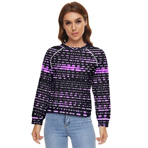 Purplestars Women s Long Sleeve Raglan T-shirt by Sparkle