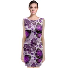 Butterflies Butterfly Insect Nature Classic Sleeveless Midi Dress by Proyonanggan