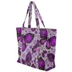 Butterflies Butterfly Insect Nature Zip Up Canvas Bag by Proyonanggan