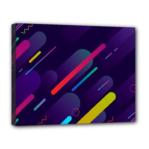 Colorful Abstract Background Canvas 14  X 11  (stretched) by Ravend