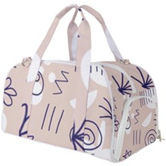 Abstract Leaf Nature Natural Beautiful Summer Pattern Burner Gym Duffle Bag by Bedest