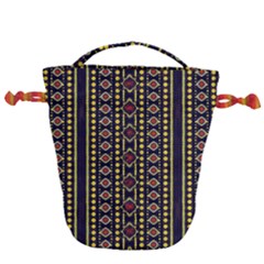 Background Art Pattern Design Drawstring Bucket Bag by Bedest