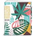 Abstract Seamless Pattern With Tropical Leaves 8  x 10  Hardcover Notebook View2