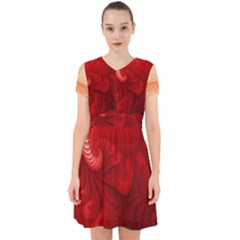 Lachs Kl Rotweissschwarz Kl Adorable In Chiffon Dress by 2607694c