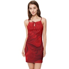 Lachs Kl Rotweissschwarz Kl Summer Tie Front Dress by 2607694c