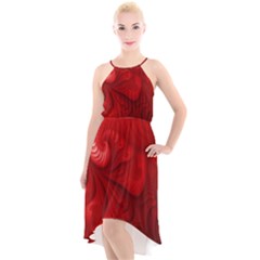 Rotweissschwarz2 Kl Rotweissschwarz Kl High-low Halter Chiffon Dress  by 2607694c