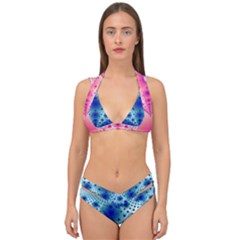 Pattern 2 Double Strap Halter Bikini Set by 2607694c