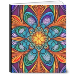 Schwarz Bunt 8  X 10  Softcover Notebook by 2607694c