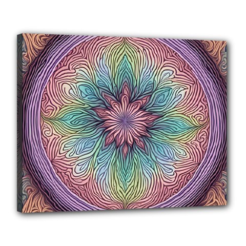 Orange3 Pattern 4 Canvas 20  X 16  (stretched) by 2607694c