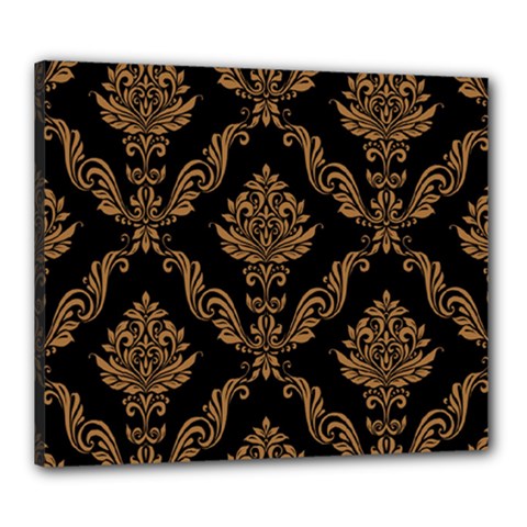 Vintage-pattern Canvas 24  X 20  (stretched) by Ket1n9