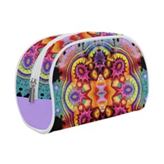 Pink Florales Muster Make Up Case (small) by 2607694c