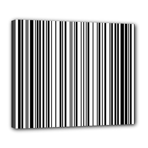 Barcode Pattern Deluxe Canvas 24  X 20  (stretched) by Ket1n9
