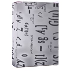 Science Formulas Playing Cards Single Design (rectangle) With Custom Box by Ket1n9