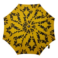 Yellow Regal Filagree Pattern Hook Handle Umbrellas (small) by Azkajaya