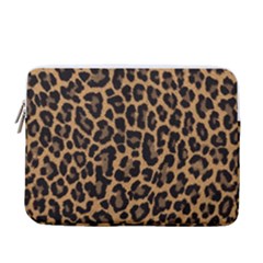 Tiger Skin Art Pattern 13  Vertical Laptop Sleeve Case With Pocket by Ket1n9