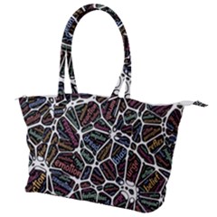 Mental Human Experience Mindset Canvas Shoulder Bag by Paksenen