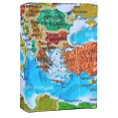 World Map Playing Cards Single Design (rectangle) With Custom Box by Ket1n9
