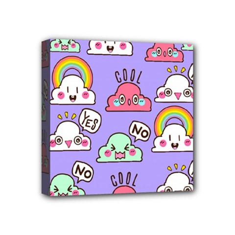 Cloud Seamless Pattern Mini Canvas 4  X 4  (stretched) by Apen
