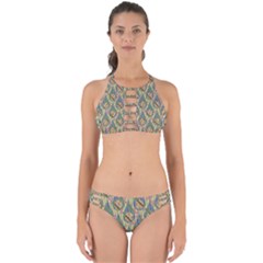 Tribal Background Boho Batik Perfectly Cut Out Bikini Set by anzea